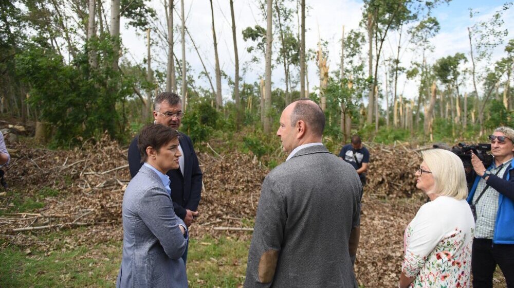 Brnabić: Šteta od nevremena se meri stotinama miliona evra 1