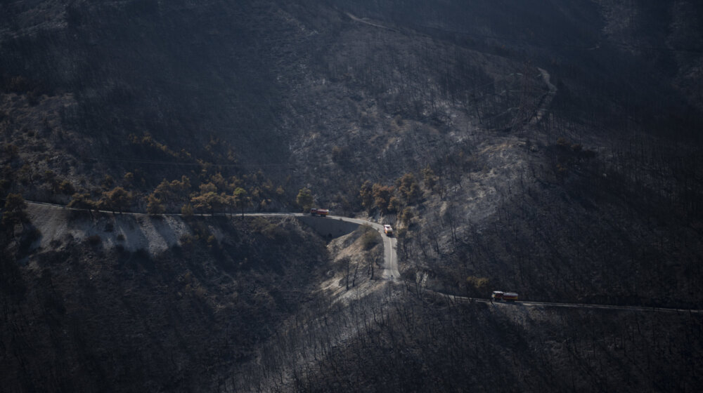 Šumski požar nekontrolisano gori na severu Grčke 11. dan uprkos pomoći iz cele Evrope 1