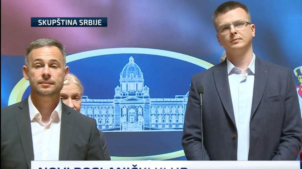 Miroslav Aleksić sa Milošem Parandilovićem formirao novi poslanički klub 1
