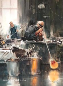 Energija uhvaćenog trenutka: Akvareli Dušana Đukarića od 14. avgusta u Galeriji Singidunum 3 dušan đukarić