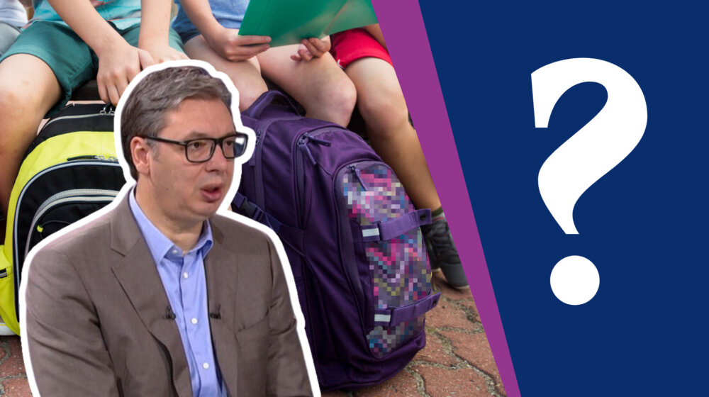 “Mnogo bespotrebnih stvari opterećuju dečja leđa”: Sagovornici Danasa o tvrdnji predsednika Srbije da se mediji previše bave težinom đačkih ranaca 1