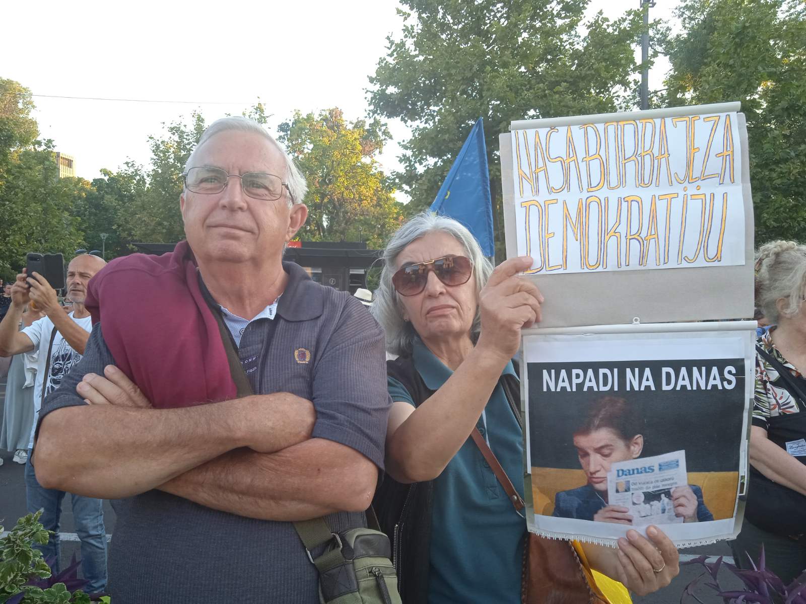 Završen 15. protest "Srbija protiv nasilja": Građani se razišli posle šetnje do Vlade Srbije 8