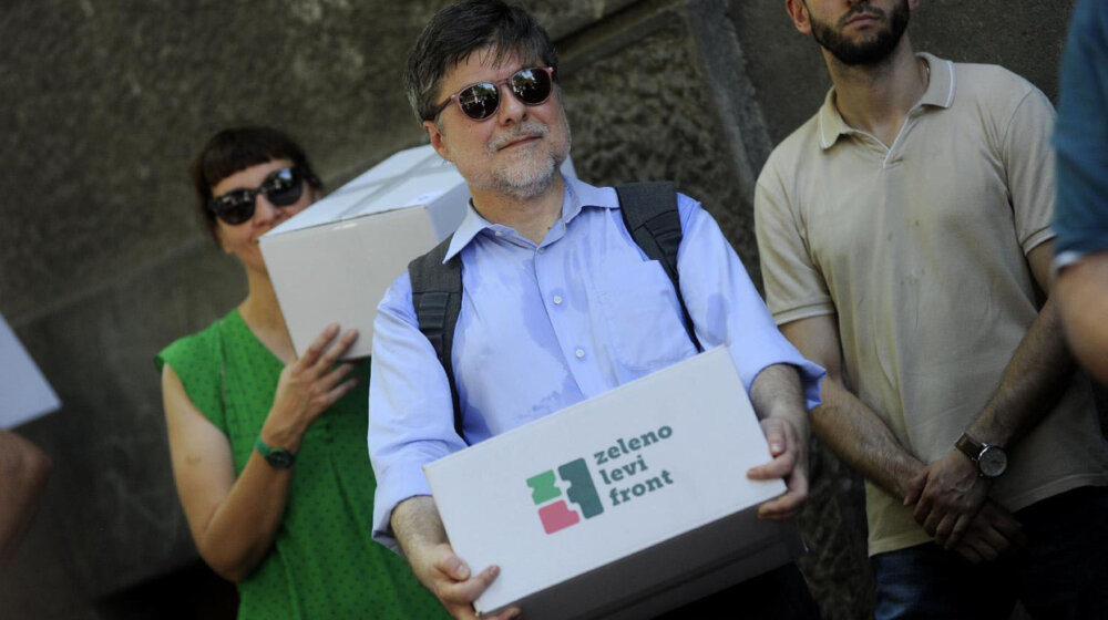 Zeleno-levi front upisan u registar i zvanično postao stranka 1