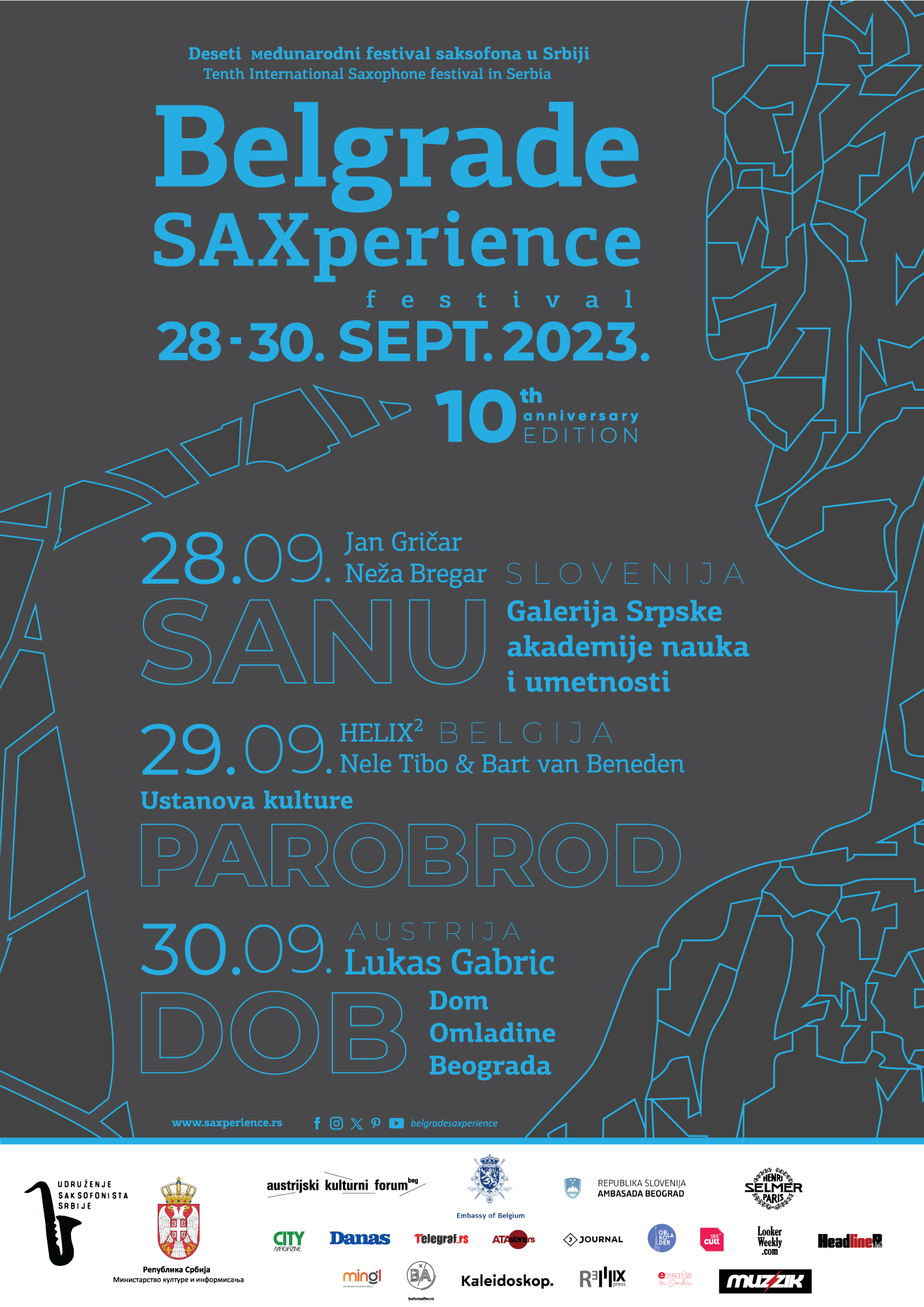 Jubilarni Belgrade SAXperience festival: Za 10 godina održano 150 koncerata sa preko 450 učesnika 2 Jubilarni Belgrade SAXperience festival: Za 10 godina održano 150 koncerata sa preko 450 učesnika 2