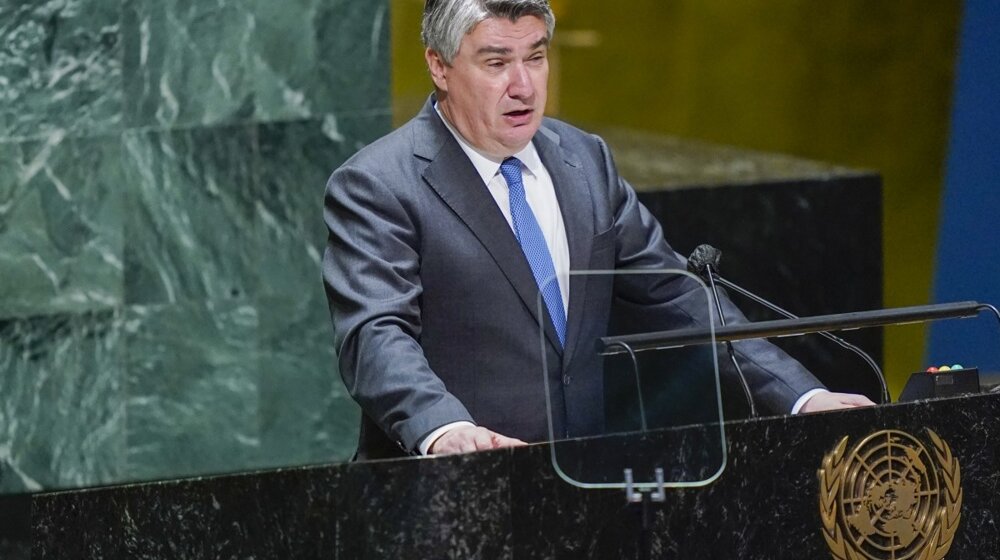Milanović u UN pozvao na promenu izbornog zakona u BiH i priznanje Kosova 1