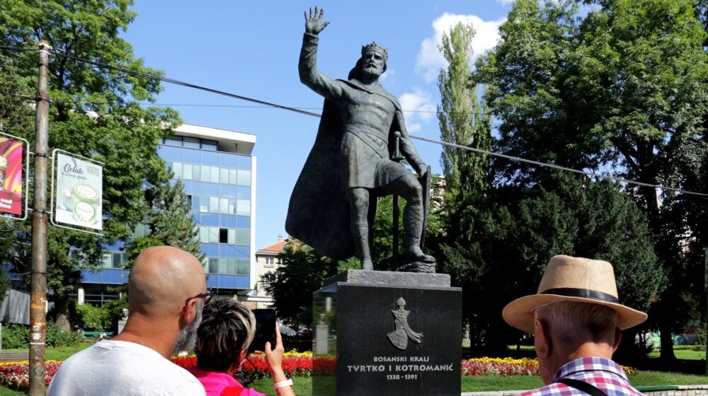 spomenik u sarajevu kralj Tvrtko I Kotromanić