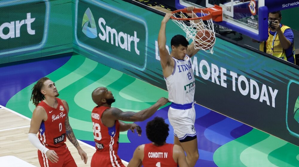 Italija savladala Portoriko, Srbija u najboljem slučaju može da bude druga u grupi 1