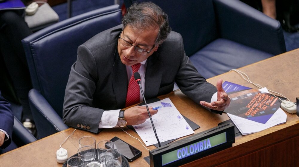 Kolumbijska vlada objavila montirani video na kojem je pojačan aplauz predsedniku Petru u UN 1