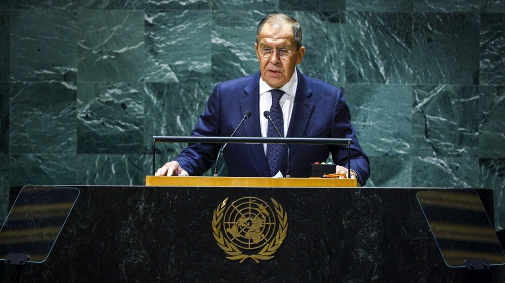 "Mirovna fomula Ukrajine nije prihvatljiva": Sergej Lavrov pred UN 1