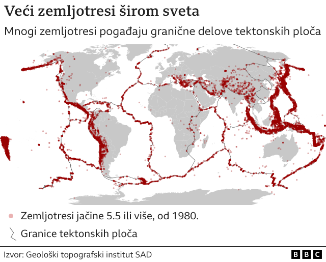 Zemljotres u Maroku: Više od 2.800 žrtava, očajnička potraga za preživelima, mnogi ljuti zbog kašnjenja pomoći 3 zemljotresi u svetu, najveći zemljotresi u svetu od 1980.