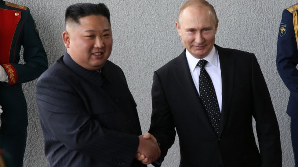 Putin i Kim Džong Un 2019. godine