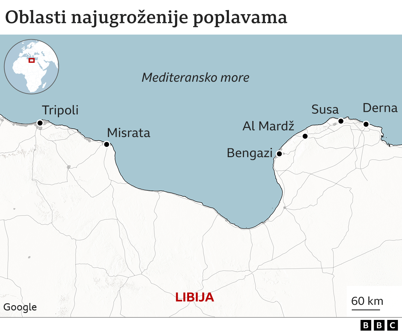 Katastrofalne poplave u Libiji: Bio jednom jedan grad... zvao se Derna 4 poplave u Libiji