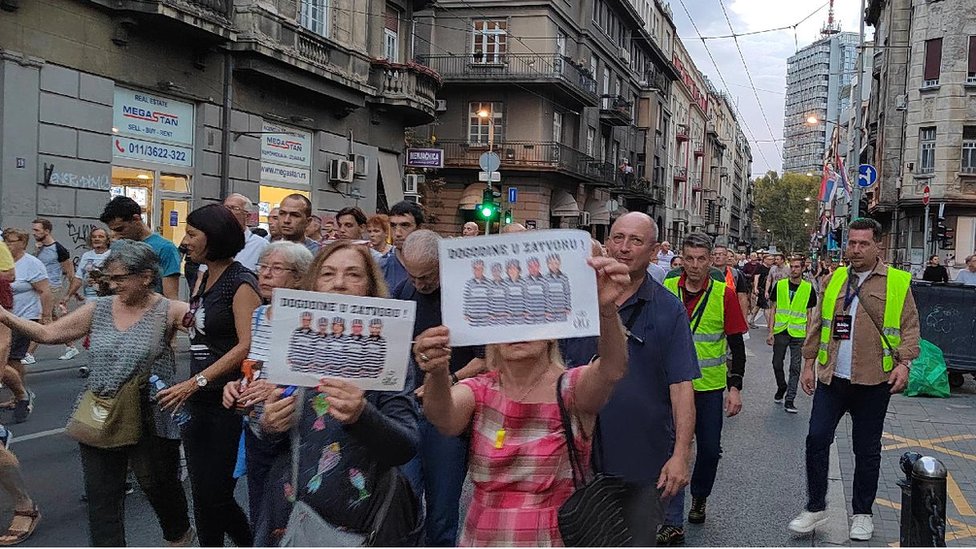 srbija protiv nasilja, protest
