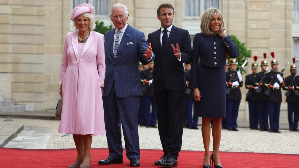 Velika Britanija i Francuska: Kralj Čarls Treći održao govor pred francuskim Senatom 10 čarls, kamila, makron, brižit makron