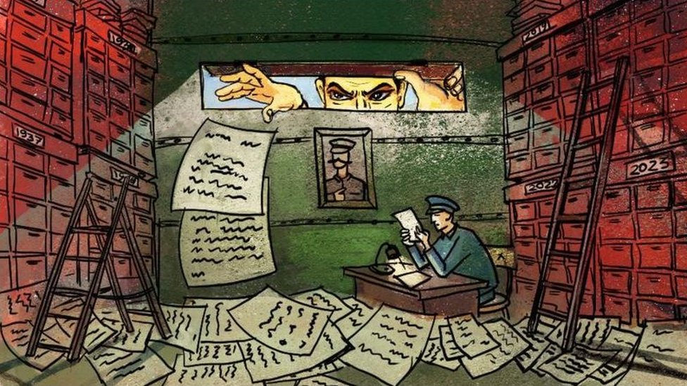 Rusija i Ukrajina: Pronaći 'unutrašnjeg neprijatelja' - zašto Rusi pišu dojave protiv komšija 1 Ilustracija