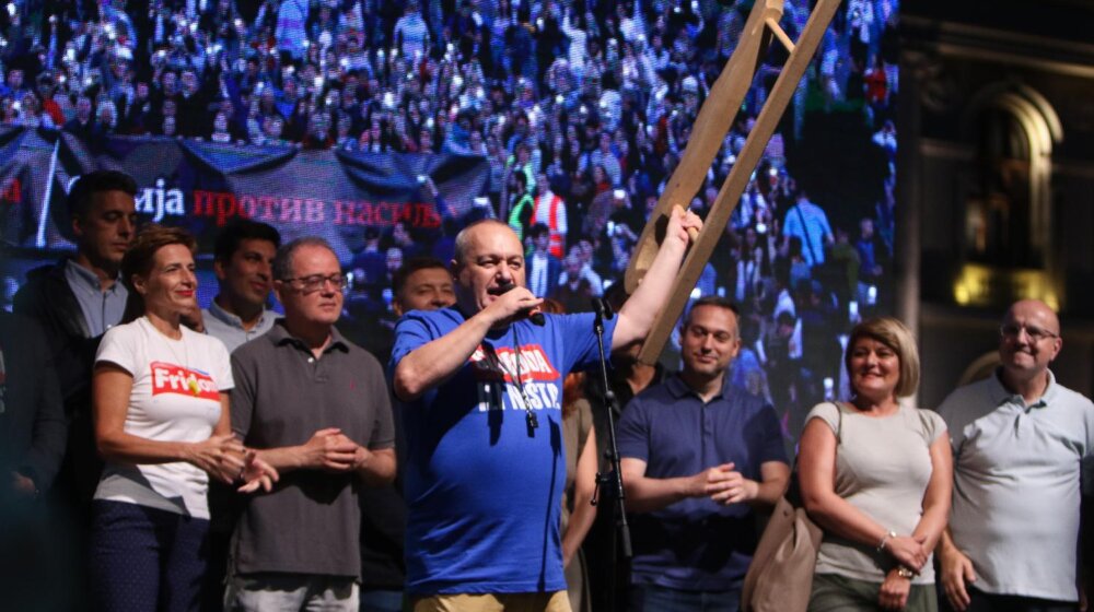 Milivojević na protestu Srbija protiv nasilja u Beogradu: Ovo je borba za slobodu 1