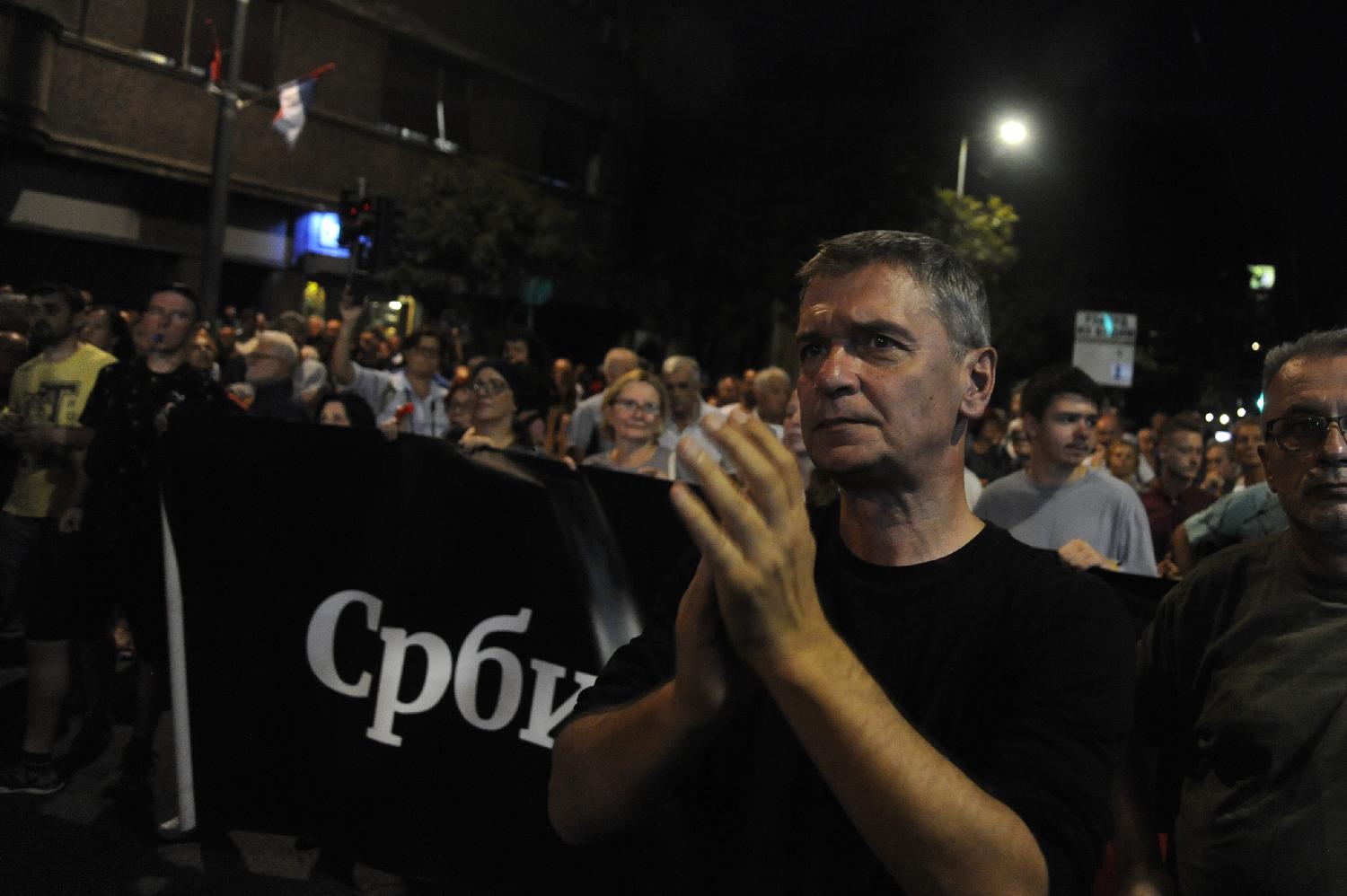 Kako je izgledao 20. protest "Srbija protiv nasilja" u slikama (FOTO) 14