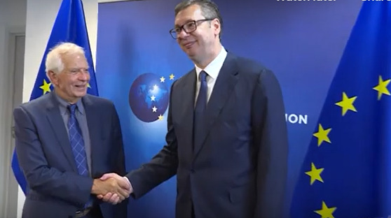 Vučić stigao u zgradu EU u Briselu, počeo sastanak sa Boreljom i Lajčakom 1