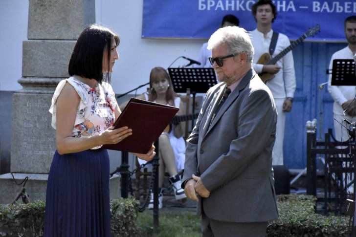 Branku Anđiću uručena nagrada „Ljubomir P. Nenadović” na svečanosti u Brankovini 2