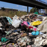 Izgoreo deo divlje deponije ispod Pančevačkog mosta 11