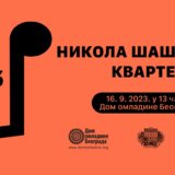 Kvartet Nikole Šaškovića u nastavku programa DŽEZ ZA DŽ 5