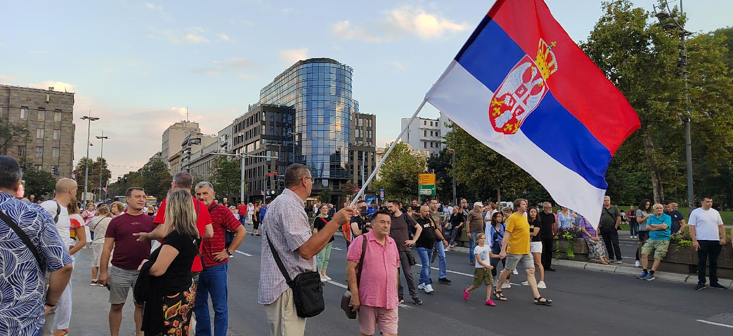 Kako je izgledao 20. protest "Srbija protiv nasilja" u slikama (FOTO) 3