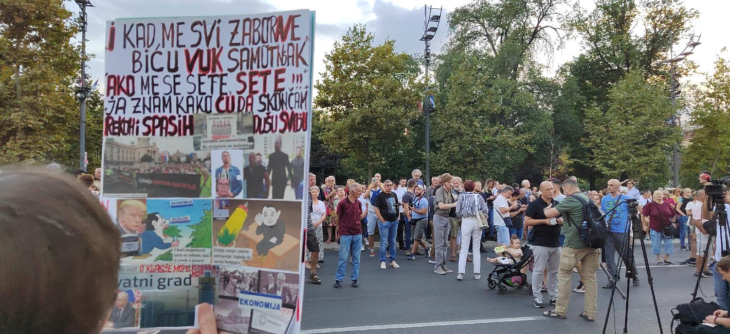 Kako je izgledao 20. protest "Srbija protiv nasilja" u slikama (FOTO) 2
