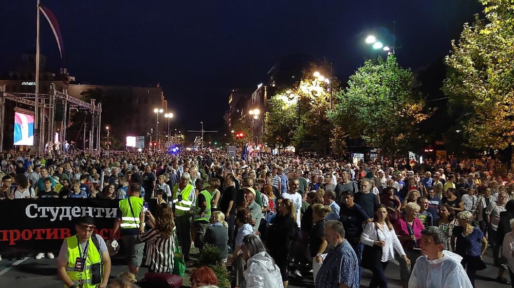 Održan 21. protest Srbija protiv nasilja, građanima se prvi put obratili političari 1