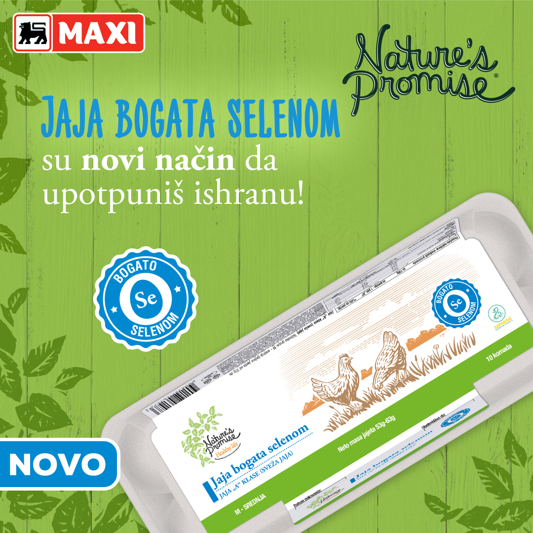 Samo dva jaja veličine L zadovoljavaju dnevnu potrebu organizma za selenom 2 Samo dva jaja veličine L zadovoljavaju dnevnu potrebu organizma za selenom 2