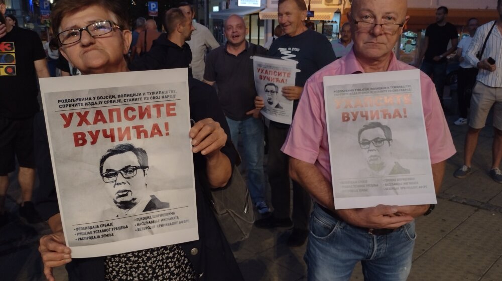Ili mi ne propadamo ili dno ne postoji, poruka sa protesta u Kragujevcu 1