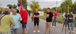 Protest grupe građana "Savski nasip" u Bloku 45 (FOTO) 2