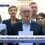 Opozicija predala Vučiću formalni zahtev za vanredne izbore 12