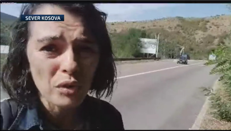 (VIDEO) Čuli se rafali tokom uključenja novinarke sa severa Kosova u program N1 1