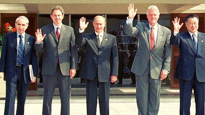 svetski lideri na samitu 2000.