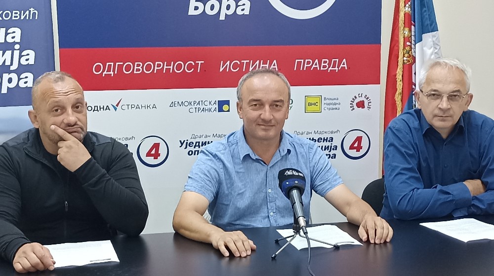 Ujedinjena opozicija Bora: Buduća vlast nakon donošenja Zakona o poreklu imovine mora tražiti da svaki funkcioner vlasti pokaže i dokaže kako je stekao ili povećao imovinu 1