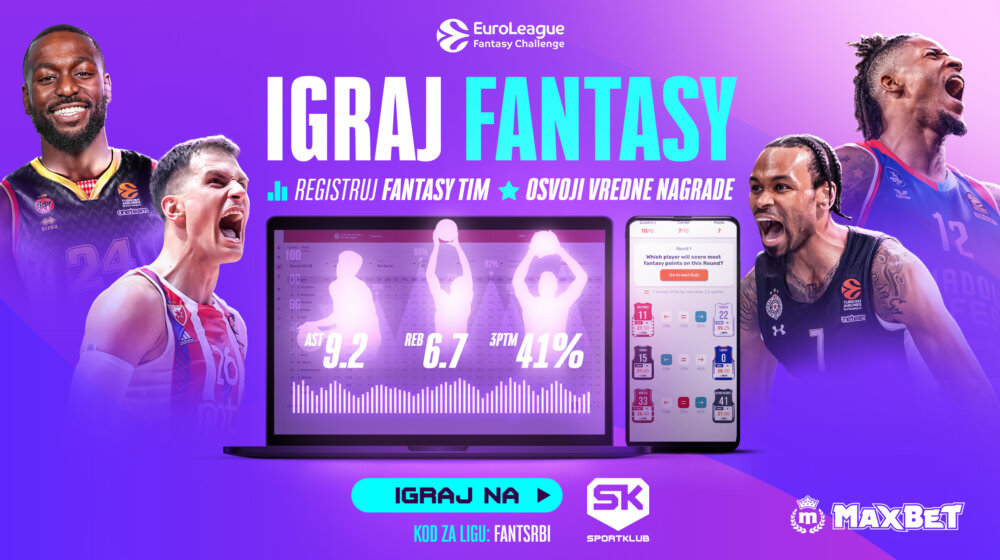 Fantasy Evroliga stigla na Sport Klub 1