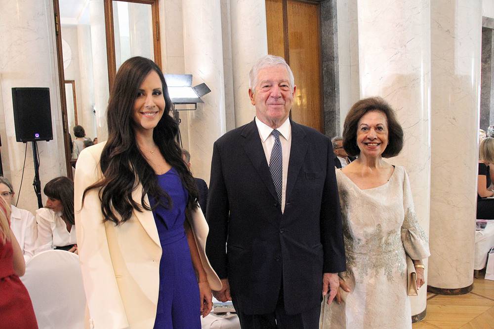 Tamara Vučić i Aleksandar i Katarina Karađorđević