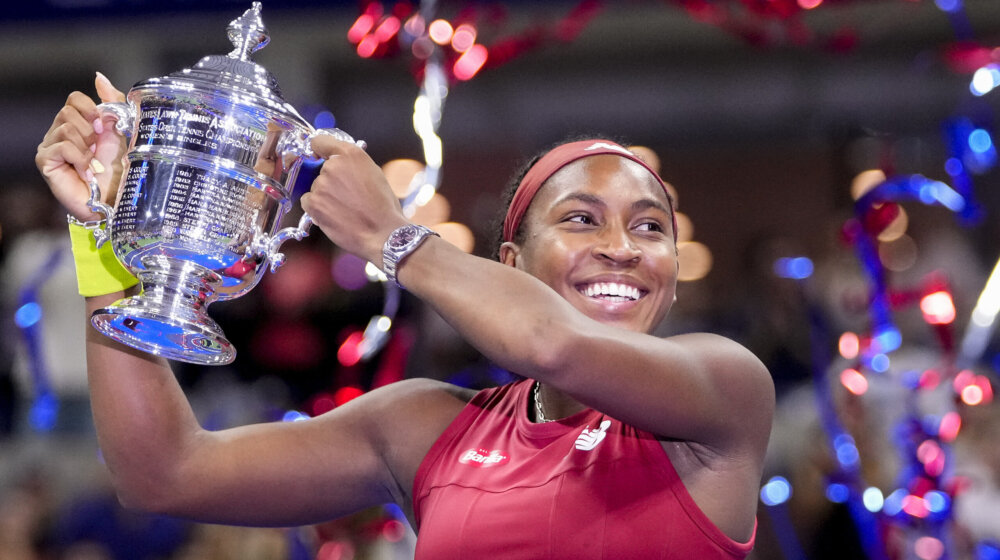 Devetnaestogodišnja Amerikanka Kori Gauf šampionka Ju Es opena 1