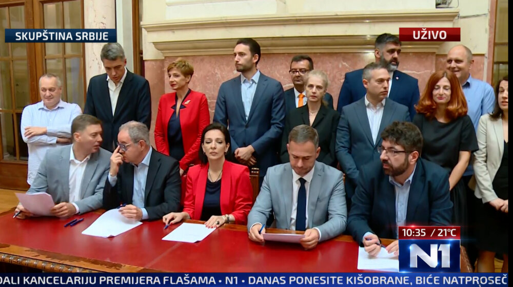 Organizatori protesta "Srbija protiv nasilja" potpisali "Dogovor za pobedu": Izbori jedini izlazak iz krize 1