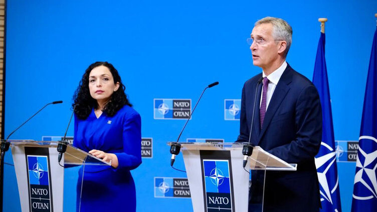 Šta je generalni sekretar NATO poručio na sastanku sa Vjosom Osmani (VIDEO) 1