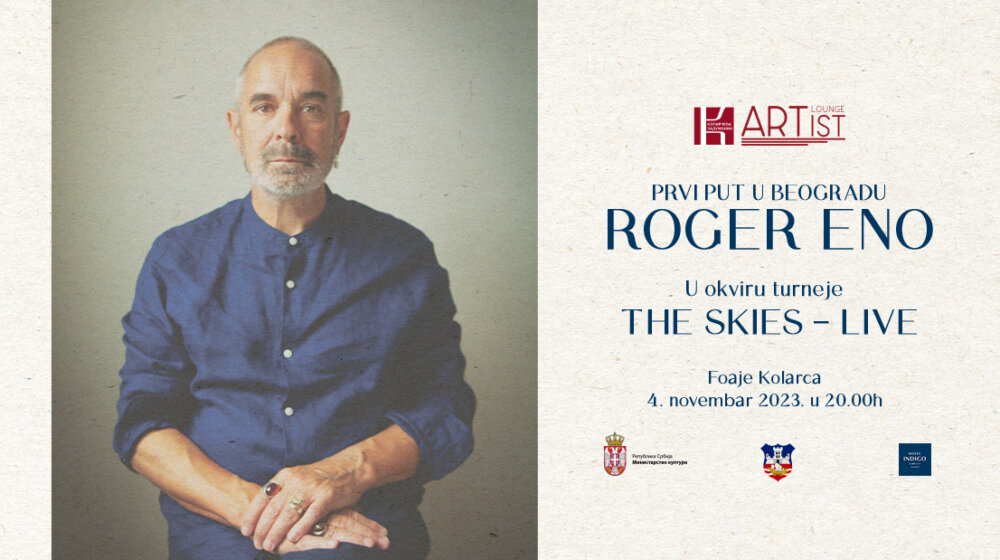 Pionir ambijentalne muzike Rodžer Ino premijerno 4. novembra na Kolarcu 1 Rodžer Ino