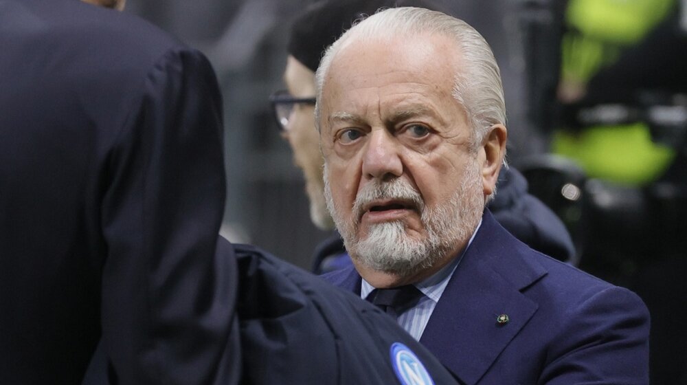 Predsednik Napolija: U Izraelu rat, a idioti nas teraju da igramo Superkup u Arabiji 1