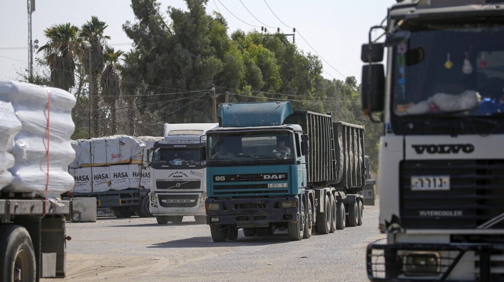 "Ne nose gorivo niti zalihe hrane, isključivo medicinski materijal": Konvoj od 17 kamiona ušao danas u pojas Gaze 1