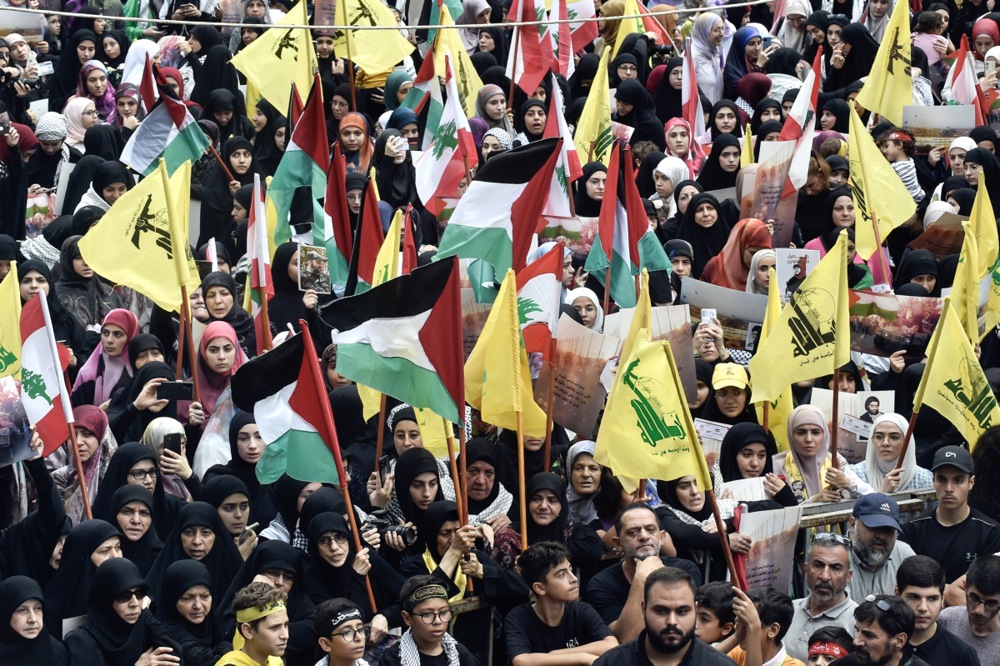 protest podrške palestincima u bejrutu