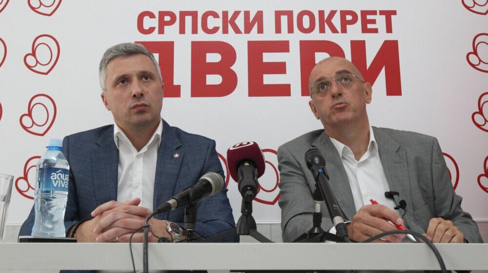 Dveri: Samo saradnja kompletne opozicije u borbi za fer i poštene izbore može doneti rezultat 1