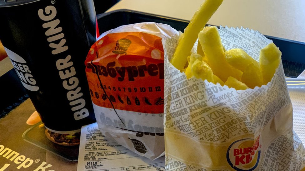 Rat u Ukrajini i biznis: Burger King i dalje radi u Rusiji uprkos obećanju da će otići 2 Burger King food in Russia