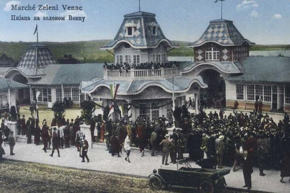 Arhivska fotografija pijace na Zelenom vencu