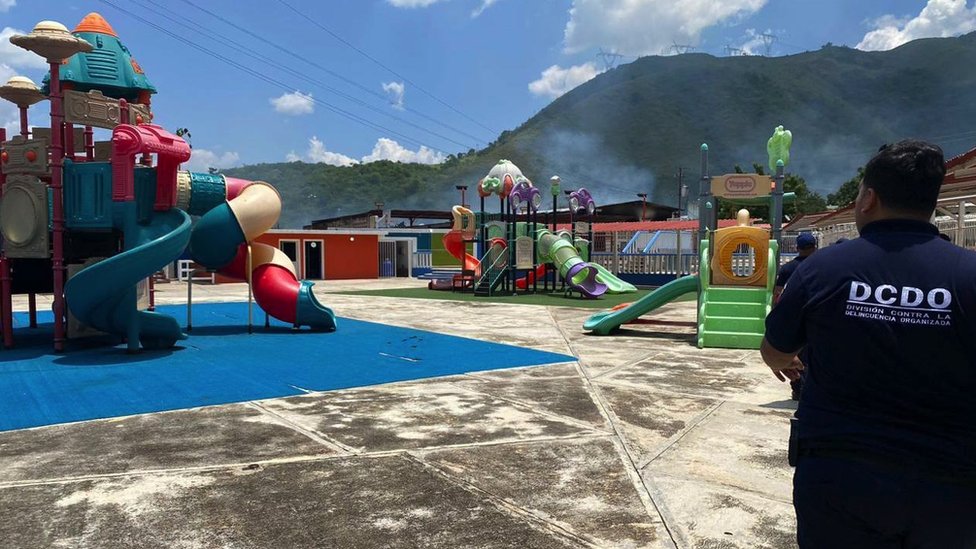 A children's playground inside Tocorón prison