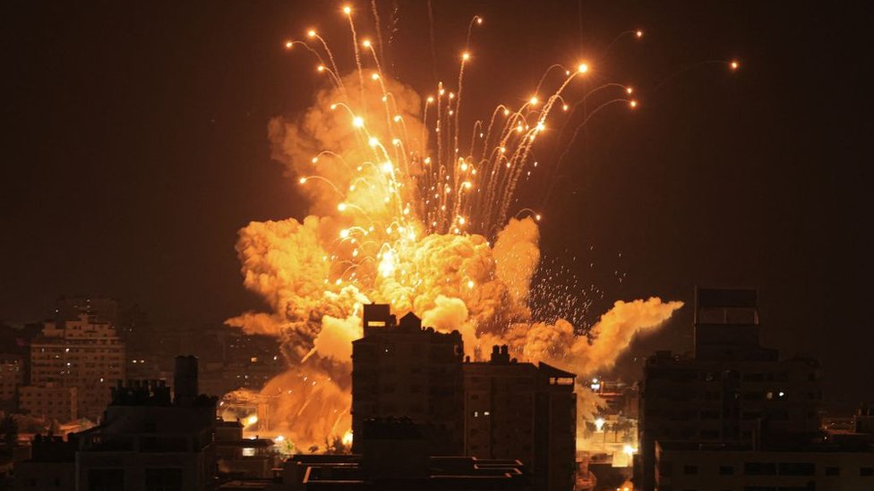 Israel Gaza conflict air strikes