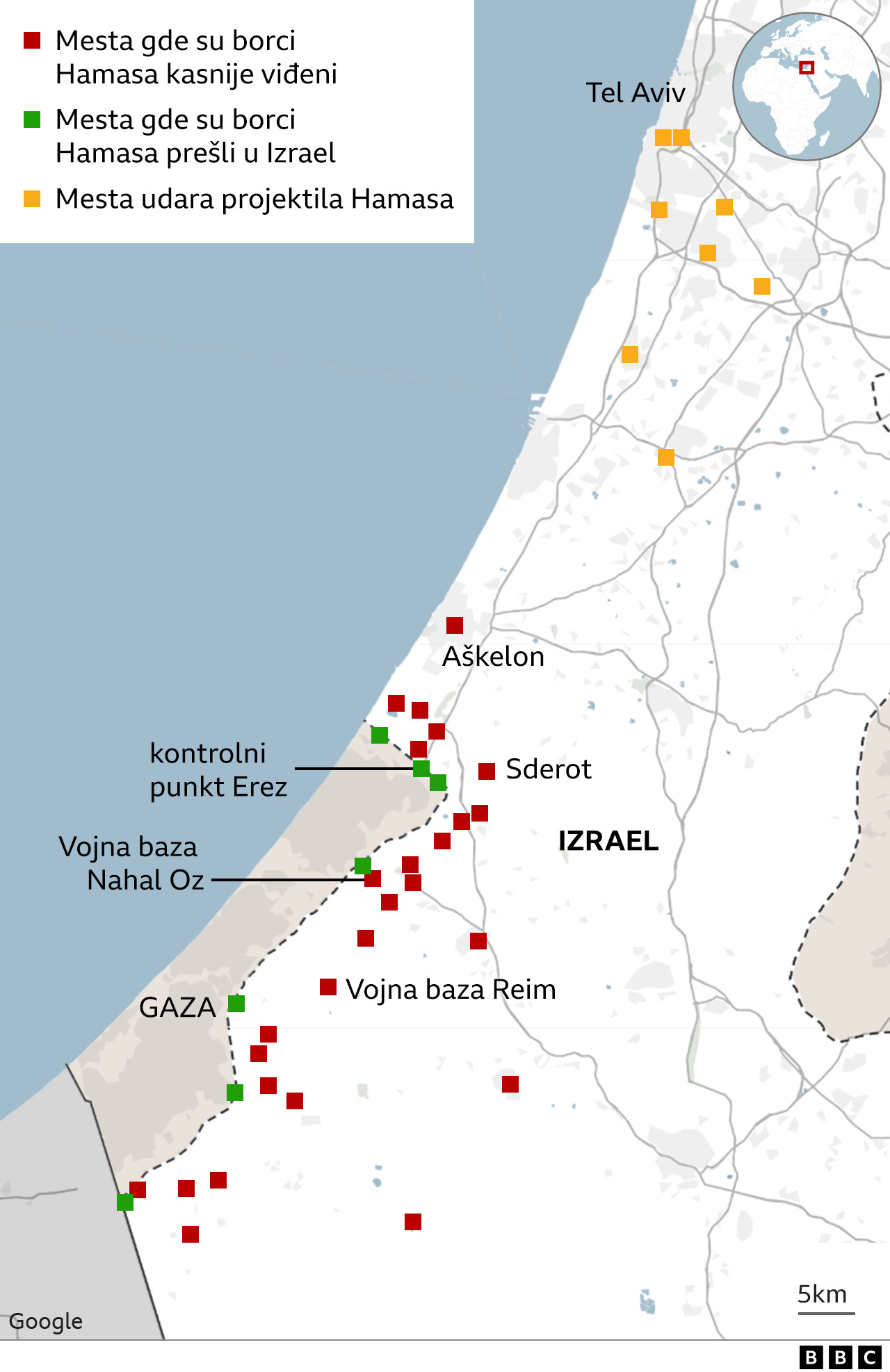 Hamas, napad na Izrael